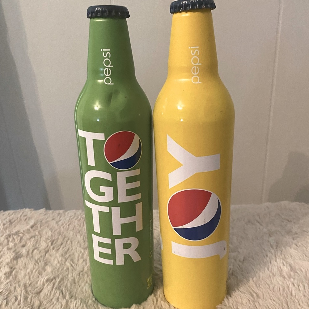 Together and Joy Pepsi Bottles
